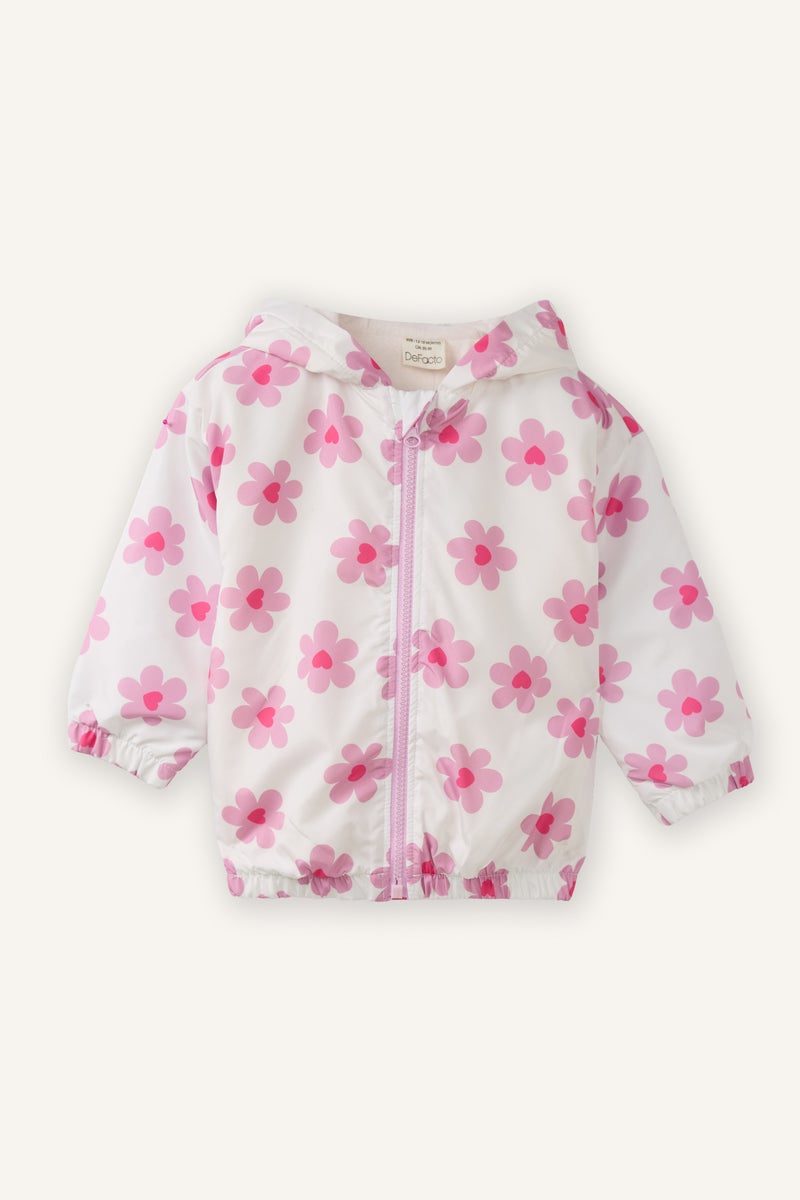 ديفاكتو جاكيت مطر بناتي وتر بروف بكابيشون - Image 1